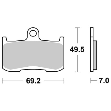 Sbs Brakepads Evo Sinter