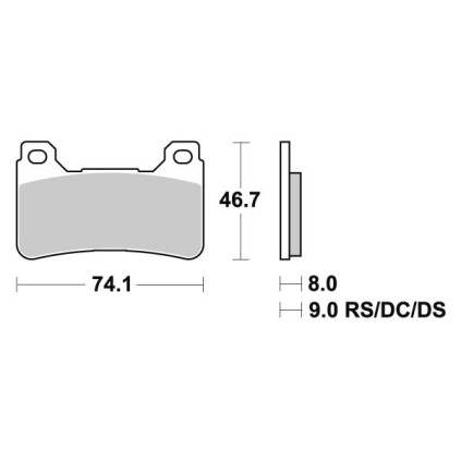 Sbs Brakepads Evo Sinter