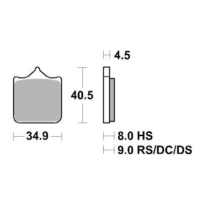 Sbs Brakepads Evo Sinter