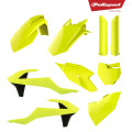 Polisport plastic kit SX125/150, SX-F250/350/450 16-18 Flo yellow (1)