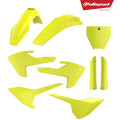 Polisport plastic kit TC125/250, FC250/350/450 16-18 Flo yellow (1)