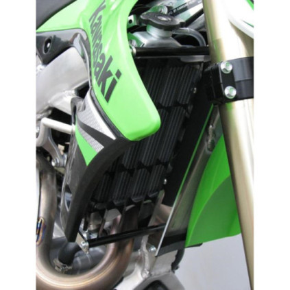 AXP Radiator Braces Black Spacers Kawasaki KX250F 15-16