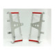  AXP Radiator Braces Red spacers Honda CRF250 04-09