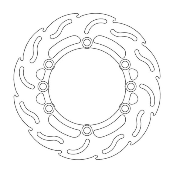 Moto-Master Flame Brakedisc rear Husqvarna