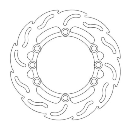 Moto-Master Flame Brakedisc rear Husqvarna