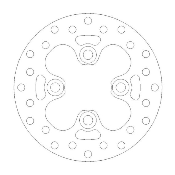 Moto-Master Brakedisc front Kawasaki: KFX 450, KFX 700