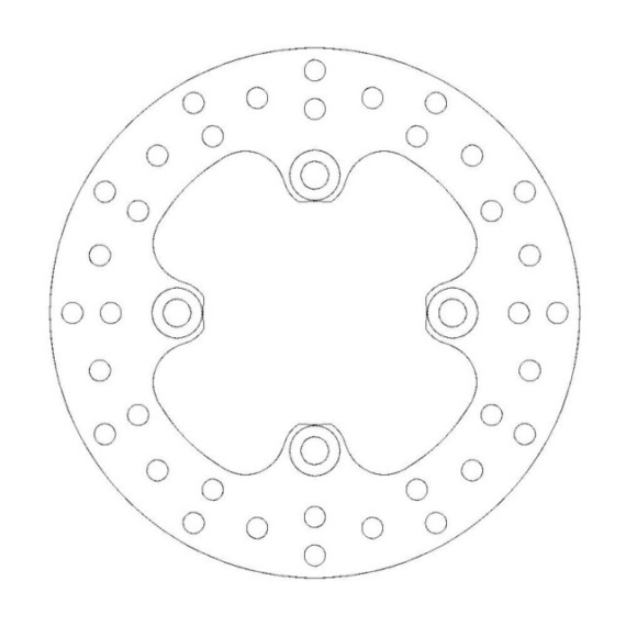 Moto-Master Brakedisc front Kawasaki KVF 650 / 700 / 750 Bruteforce