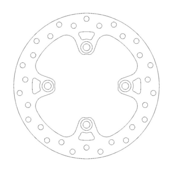 Moto-Master Brakedisc front Yamaha YFM 700 Grizzly