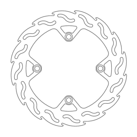 Moto-Master Flame Brakedisc rear Husqvarna 2011