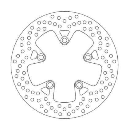 Moto-Master Halo Brakedisc rear Suzuki: GS600F/650F/1200F Bandit, GSX600F/750F