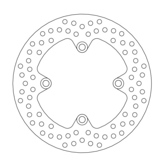 Moto-Master Halo Brakedisc rear Kawasaki: ZX12R Ninja