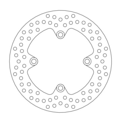 Moto-Master Halo Brakedisc rear Kawasaki: ZX12R Ninja