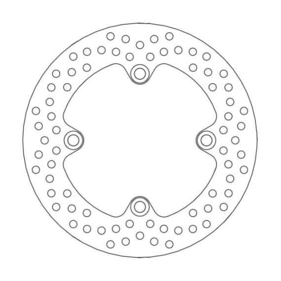 Moto-Master Halo Brakedisc rear Honda: CB400/N, CB600F Hornet, CBR600F/Sport/RR,