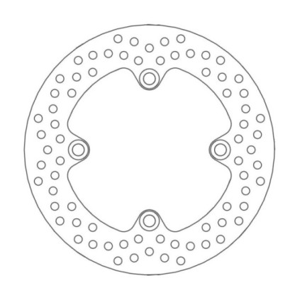 Moto-Master Halo Brakedisc rear Honda: CB400/N, CB600F Hornet, CBR600F/Sport/RR,