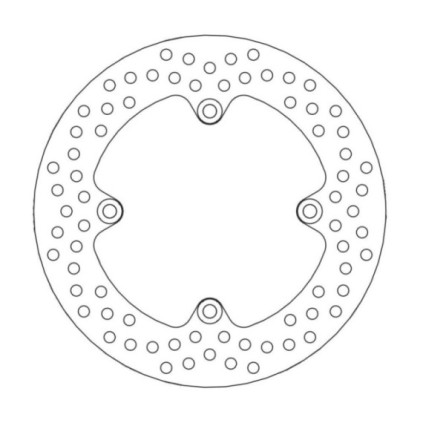 Moto-Master Halo Brakedisc rear Ducati: 748R/S/Biposto, 916SP/SPS/Strada/Racing,