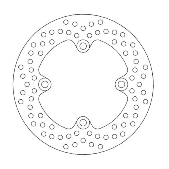 Moto-Master Halo Brakedisc rear Kawasaki: ZX6R/RR/636 Ninja, ER6F/N, Versys, Z75