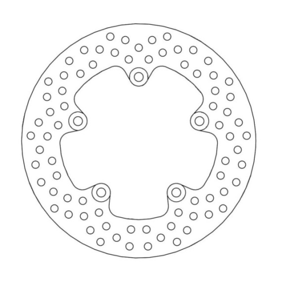 Moto-Master Halo Brakedisc rear Aprilia: RSV1000, Shiver 750, RS250, Mana 850 AB