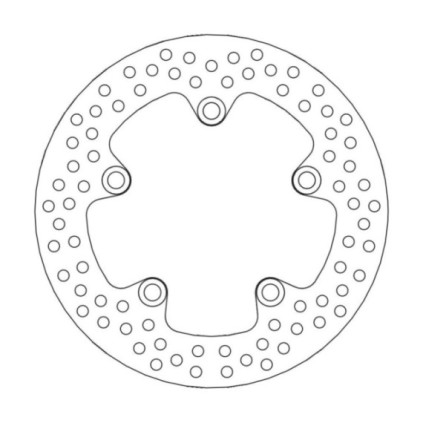 Moto-Master Halo Brakedisc rear Yamaha: YZF R1/R6