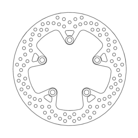 Moto-Master Halo Brakedisc rear Yamaha: FZ1, FZ6, MT-03, XJ6