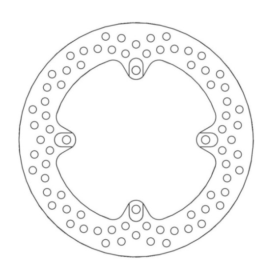 Moto-Master Halo Brakedisc rear MV Agusta: Brutale 750S/910S/910R/989/990/1078/1