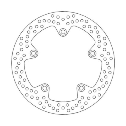 Moto-Master Halo Brakedisc rear BMW: F650GS, F800GS/S/ST/R, R900RT, K1200R/S, R1