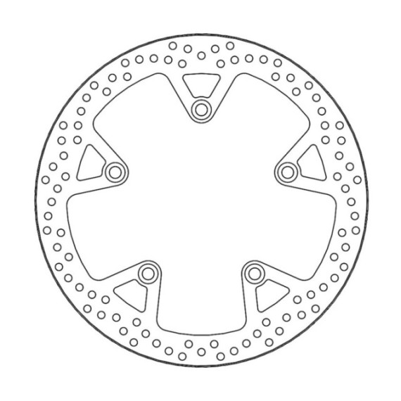 Moto-Master Halo Brakedisc rear BMW: K1200GT, K1300GT (6mm disc)