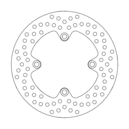 Moto-Master Halo Brakedisc rear Honda: XLV600/700 Transalp, XRV650, CB750, CB900