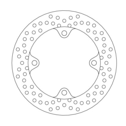 Moto-Master Halo Brakedisc rear Honda: CBR1000RR Fireblade ABS