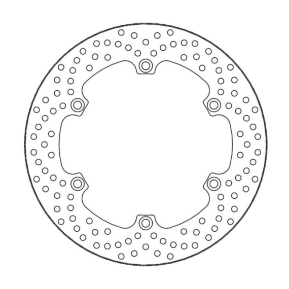 Moto-Master Halo Brakedisc rear Honda: Pan European/ABS, ST1300