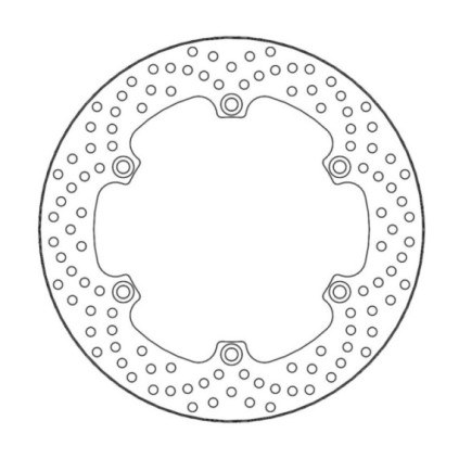 Moto-Master Halo Brakedisc rear Honda: Pan European/ABS, ST1300