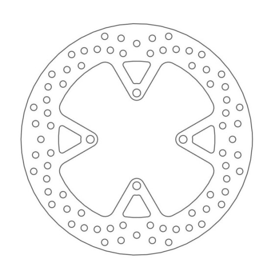 Moto-Master Halo Brakedisc rear Suzuki: GS400F/Bandit, GS500E, GSX600F/FM, GSX75