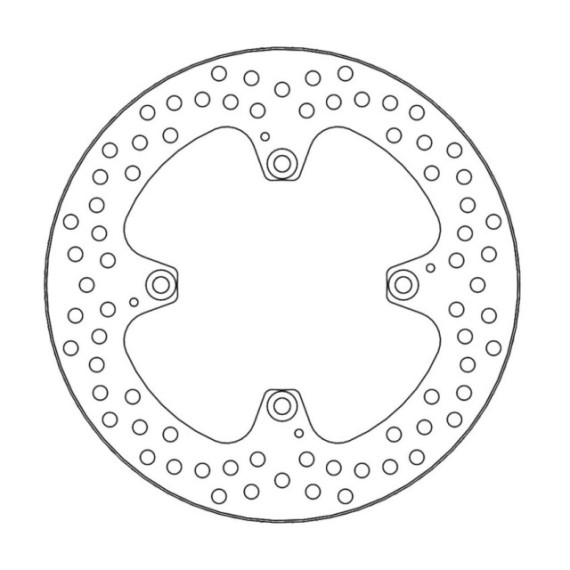 Moto-Master Halo Brakedisc rear Ducati (ABS): 848, S4R, Monster S2R, Hypermotard