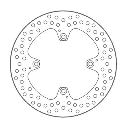 Moto-Master Halo Brakedisc rear Ducati (ABS): 848, S4R, Monster S2R, Hypermotard