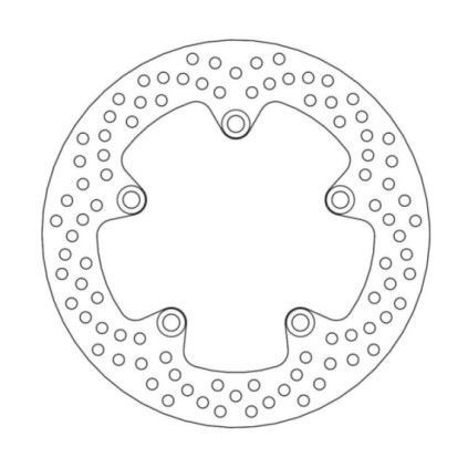 Moto-Master Halo Brakedisc rear Honda: NC700 S/D Integra/X Crossover DCT