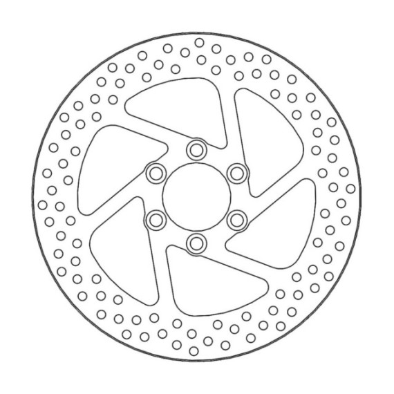 Moto-Master Halo Brakedisc rear Suzuki: VS1400 Intruder GL/GLP,VI1500 Intruder L