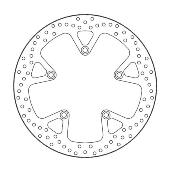 Moto-Master Halo Brakedisc rear BMW: K1600GT/GTL (5,5mm disc)