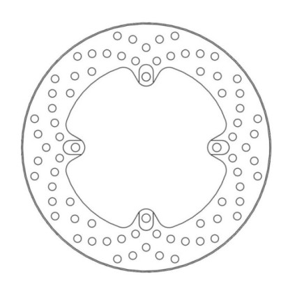 Moto-Master Halo Brakedisc rear MV Agusta: Butale 675, F3 800, Rivale