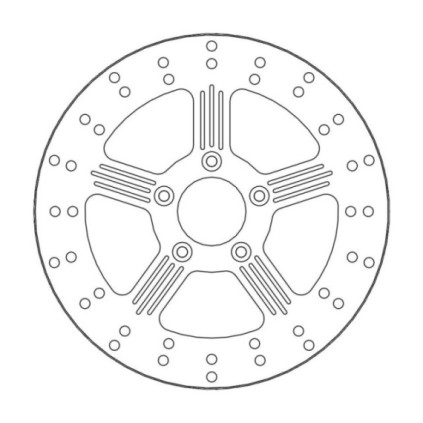 Moto-Master Harley Adrian Brakedisc Ø292 (8.7mm holes)