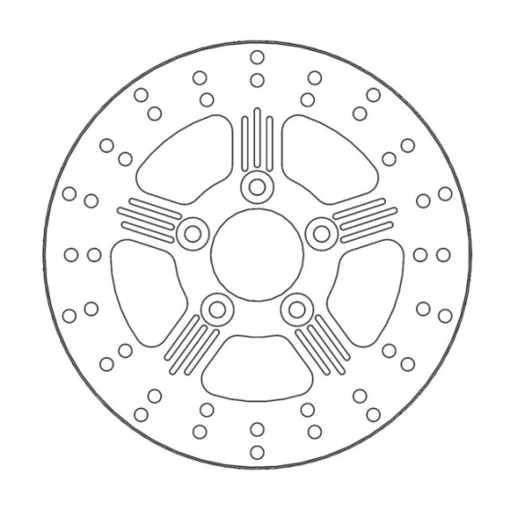 Moto-Master Harley Adrian Brakedisc rear Ø260