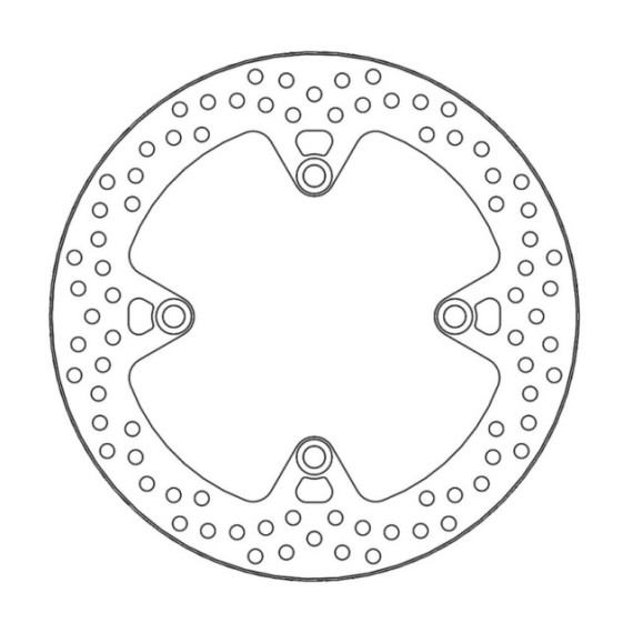 Moto-Master Halo Brakedisc rear Honda: CRF1000L Africa Twin (5,9mm disc)