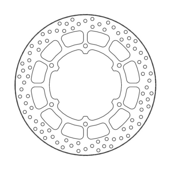 Moto-Master Halo Brakedisc rear Yamaha: XV950/R (6mm disc)