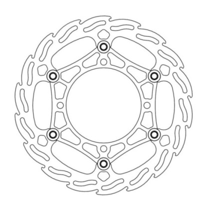 Moto-Master Flame Brakedisc front Kawasaki 260mm Floating