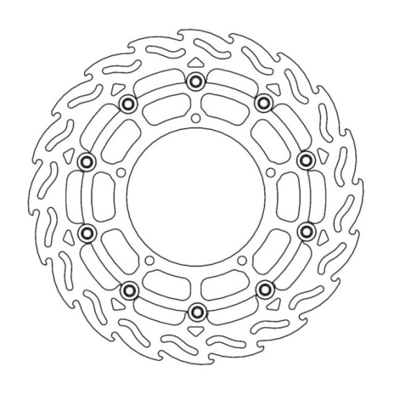 Moto-Master Flame Brakedisc front right Yamaha: YZF R1