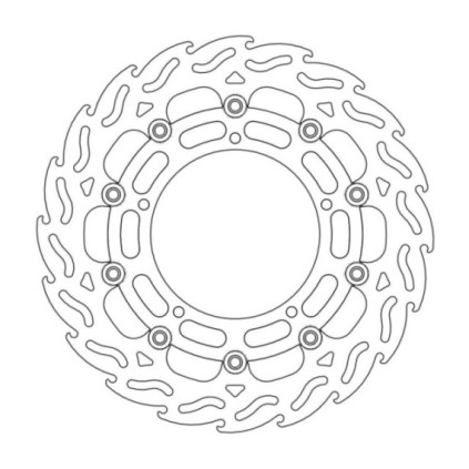 Moto-Master Flame Brakedisc front left Yamaha: YZF R6