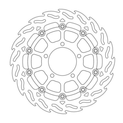Moto-Master Flame Brakedisc front right Kawasaki: ZX10R