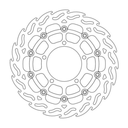 Moto-Master Flame Brakedisc front left Suzuki: GSX-R 1000 K5