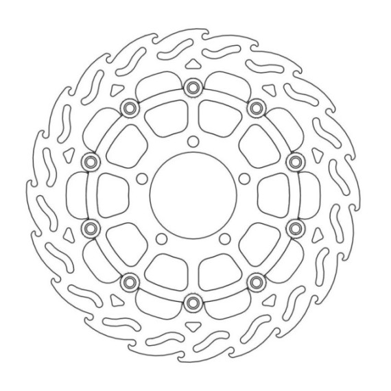 Moto-Master Flame Brakedisc front left Kawasaki: ZX-14R
