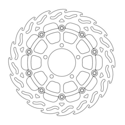Moto-Master Flame Brakedisc front left Kawasaki: ZX-14R