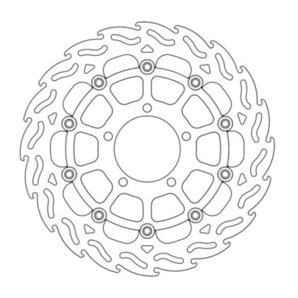 Moto-Master Flame Brakedisc front right Kawasaki: ZX-14R
