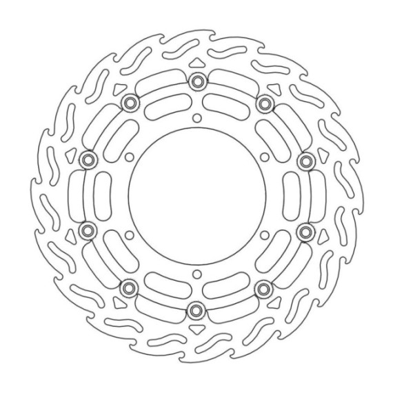 Moto-Master Flame Brakedisc front left Yamaha: YZF R7, FJR 1300, MT-01